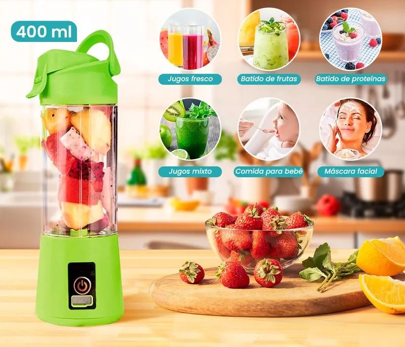 LICUADORA PORTATIL PARA TODO LUGAR | ENVÍO GRATIS Y PAGO CONTRAENTREGA